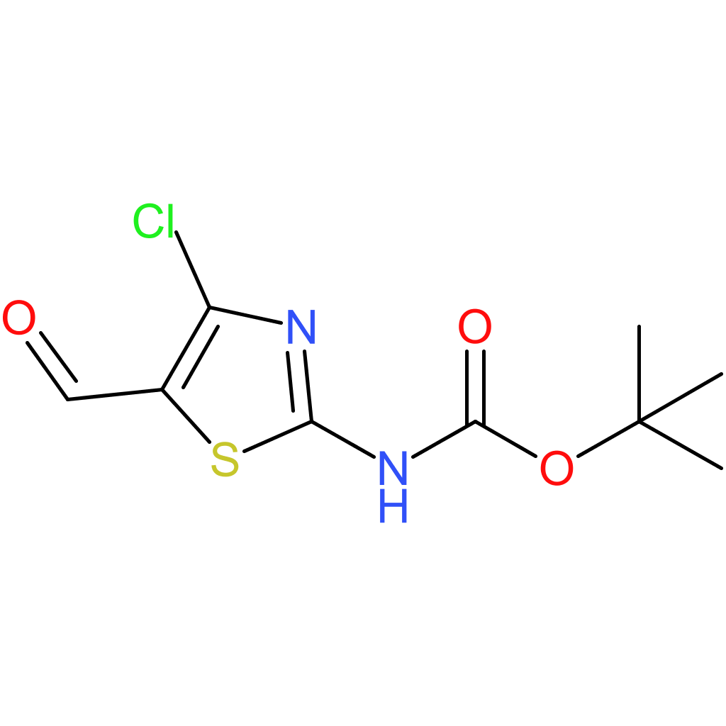Carbamic acid,N-(4-chloro-5-formyl-2-thiazolyl)-, 1,1-dimethylethyl ester