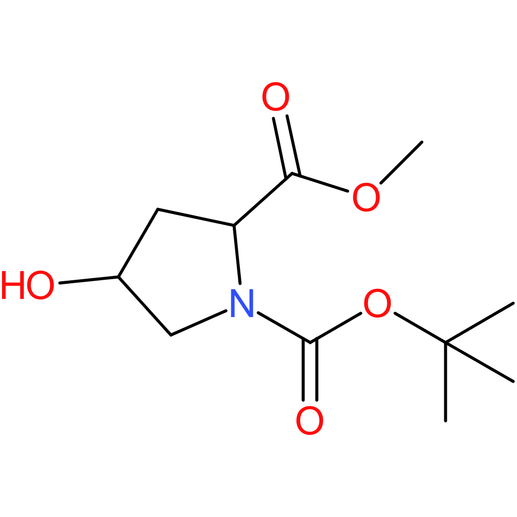 1-Tert-butyl 2-methyl 4-hydroxypyrrolidine-1,2-dicarboxylate