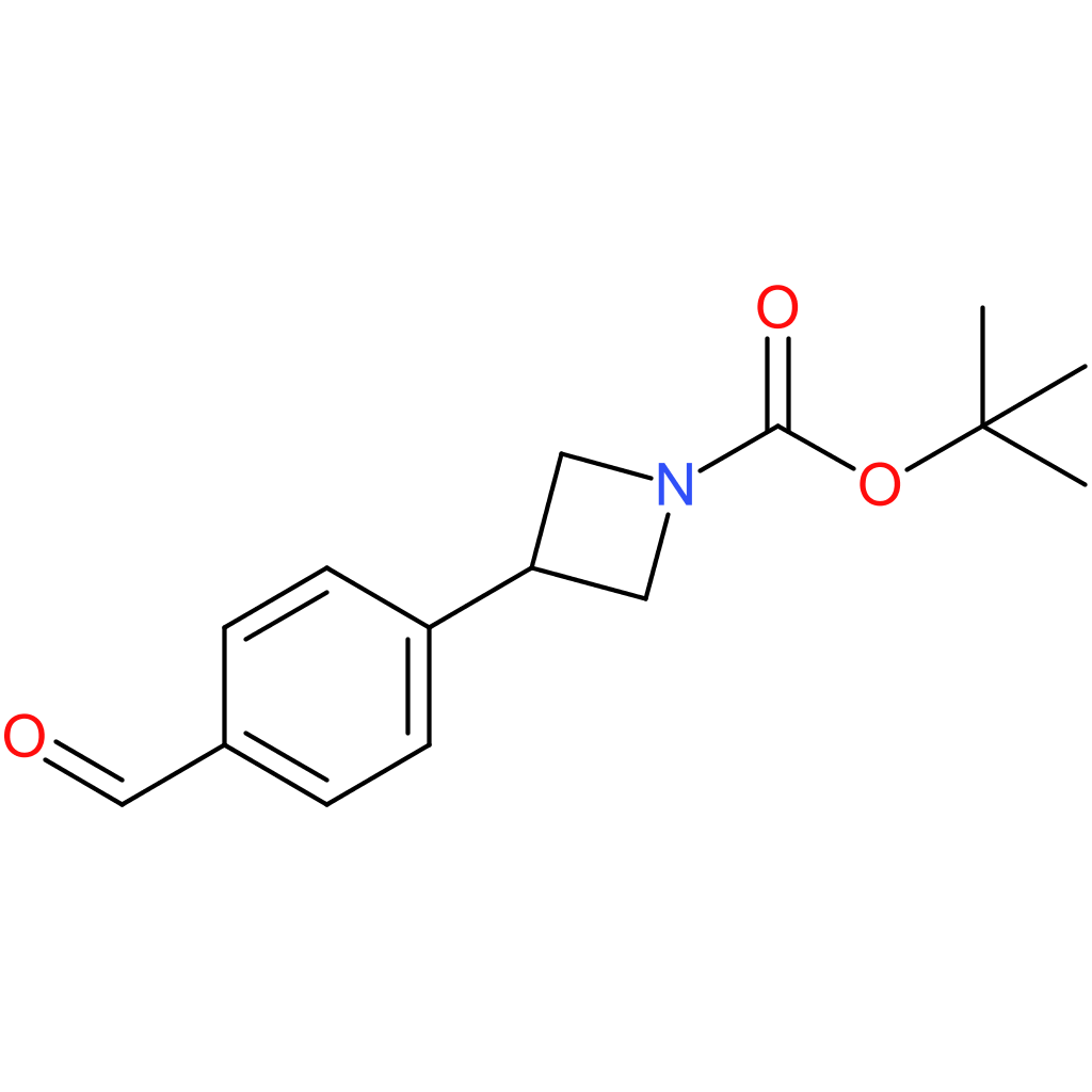 Tert-butyl 3-(4-formylphenyl)azetidine-1-carboxylate