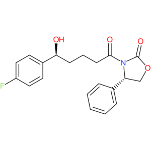 (S)-3-((S)-5-(4-Fluorophenyl)-5-hydroxypentanoyl)-4-phenyloxazolidin-2-one