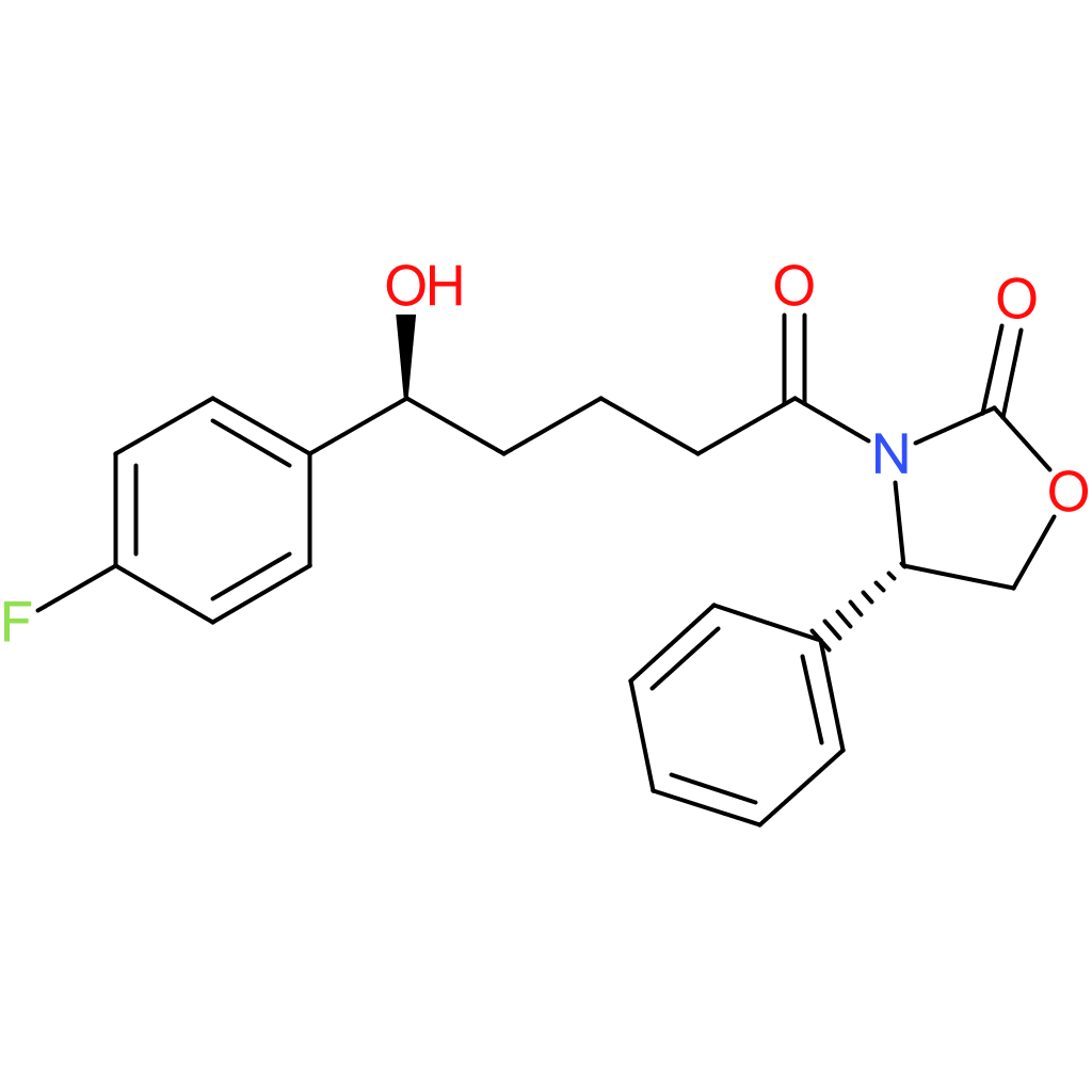 (S)-3-((S)-5-(4-Fluorophenyl)-5-hydroxypentanoyl)-4-phenyloxazolidin-2-one