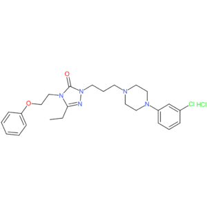 1-(3-(4-(3-Chlorophenyl)piperazin-1-yl)propyl)-3-ethyl-4-(2-phenoxyethyl)-1H-1,2,4-triazol-5(4H)-one hydrochloride