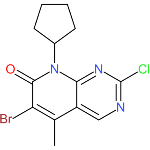 6-Bromo-2-chloro-8-cyclopentyl-5-methylpyrido[2,3-d]pyrimidin-7(8H)-one