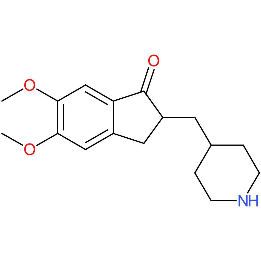 5,6-Dimethoxy-2-(piperidin-4-yl)methylindan-1-one