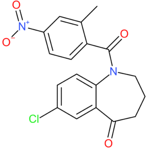 7-Chloro-1-(2-methyl-4-nitrobenzoyl)-3,4-dihydro-1H-benzo[b]azepin-5(2H)-one
