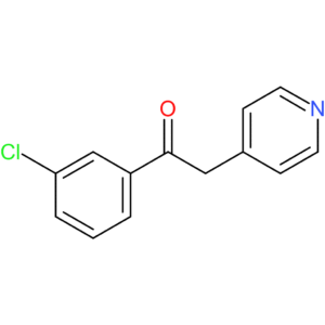 Ethanone, 1-(3-chlorophenyl)-2-(4-pyridinyl)-