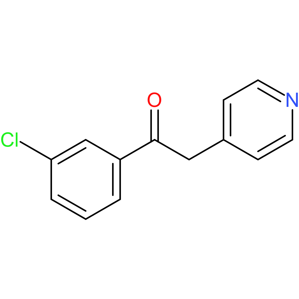 Ethanone, 1-(3-chlorophenyl)-2-(4-pyridinyl)-