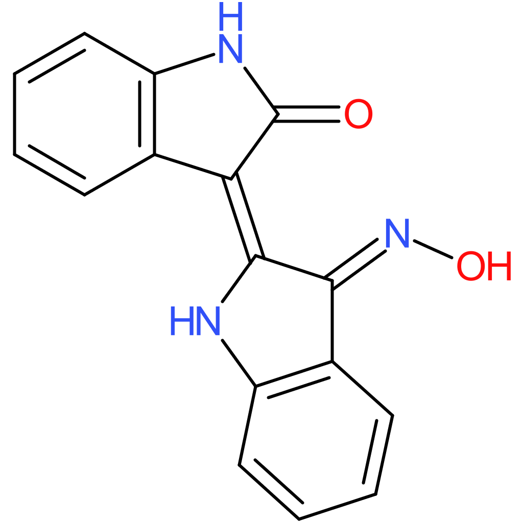 (2E,3E)-3-(Hydroxyimino)-[2,3′-biindolinylidene]-2′-one