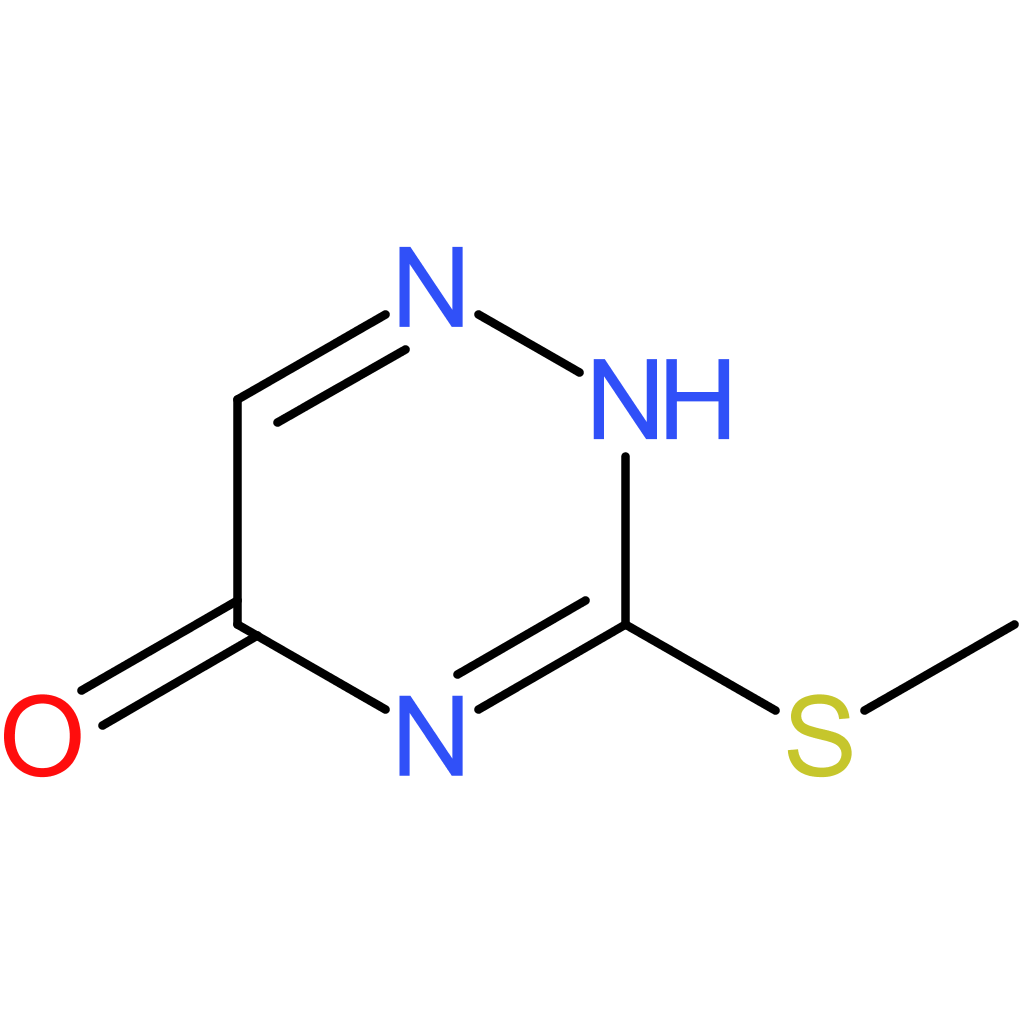 1,2,4-Triazin-5(2H)-one,3-(methylthio)-