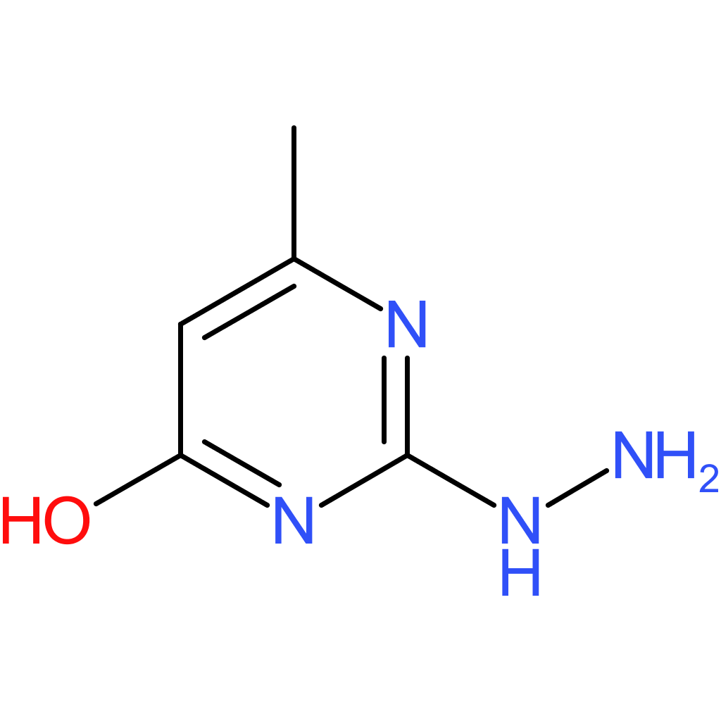 2-hydrazino-6-methyl-4(3H)-pyrimidinone