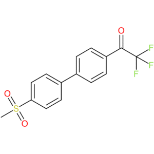 2,2,2-Trifluoro-1-(4-(methylsulfonyl)-[1,1-biphenyl]-4-yl)ethanone