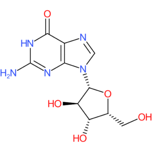 6H-Purin-6-one,2-amino-1,9-dihydro-9-b-D-xylofuranosyl-