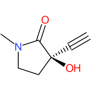 (3R)-3-ethynyl-3-hydroxy-1-methylpyrrolidin-2-one