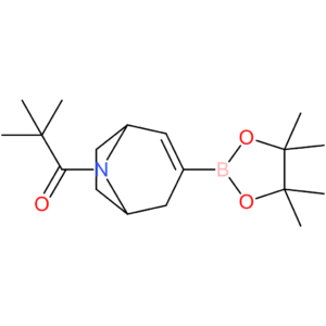 2,2-Dimethyl-1-(3-(4,4,5,5-tetramethyl-1,3,2-dioxaborolan-2-yl)-8-azabicyclo[3.2.1]oct-2-en-8-yl)propan-1-one