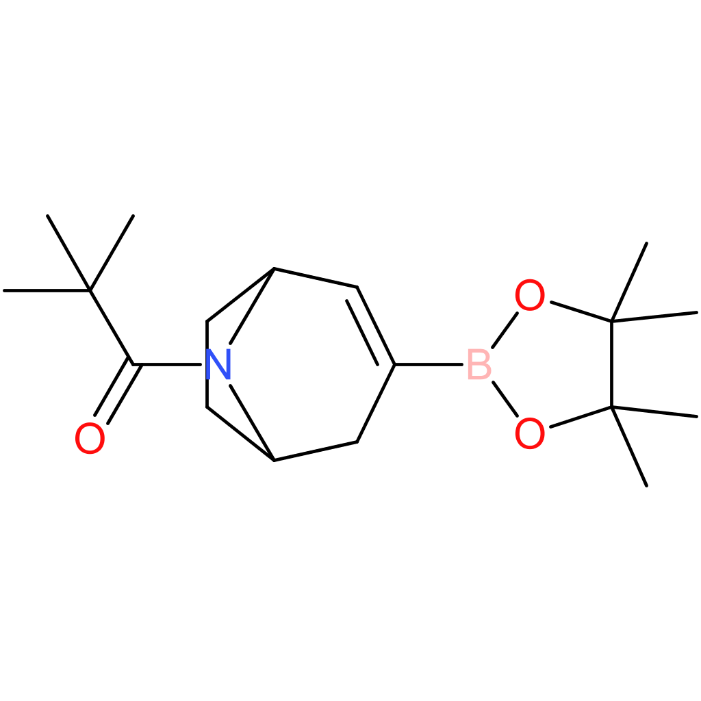 2,2-Dimethyl-1-(3-(4,4,5,5-tetramethyl-1,3,2-dioxaborolan-2-yl)-8-azabicyclo[3.2.1]oct-2-en-8-yl)propan-1-one
