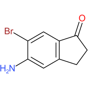 5-amino-6-bromo-2,3-dihydro-1H-inden-1-one
