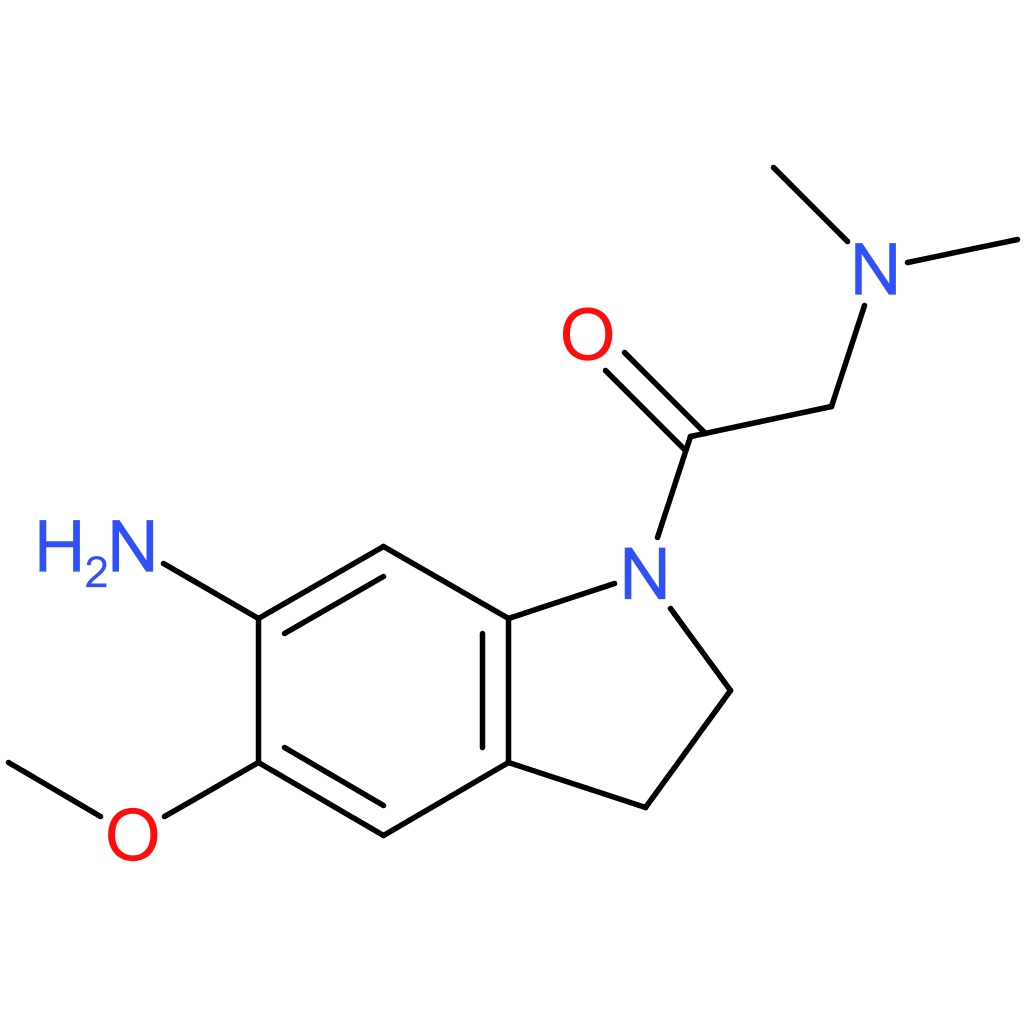 1-(6-Amino-5-methoxyindolin-1-yl)-2-(dimethylamino)ethanone