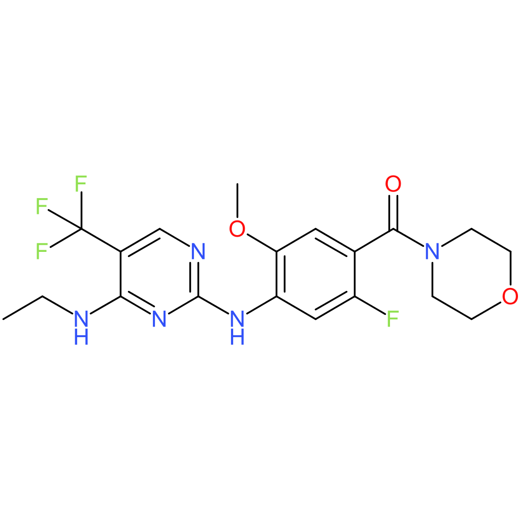 [4-[[4-(Ethylamino)-5-(trifluoromethyl)pyrimidin-2-yl]amino]-2-fluoro-5-methoxyphenyl]-morpholin-4-ylmethanone