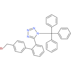 5-(4-(Bromomethyl)-[1,1-biphenyl]-2-yl)-1-trityl-1H-tetrazole
