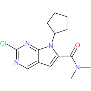 2-Chloro-7-cyclopentyl-N,N-dimethyl-7H-pyrrolo[2,3-d]pyrimidine-6-carboxamide