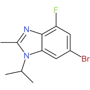 6-Bromo-4-fluoro-1-isopropyl-2-methyl-1H-benzo[d]imidazole