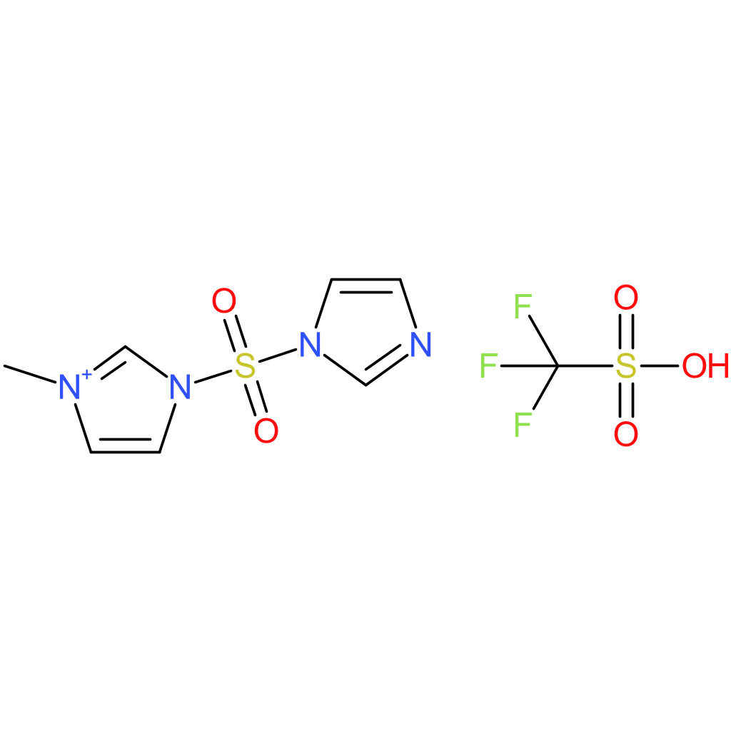1-(1H-imidazole-1-sulfonyl)-3-methyl-1H-imidazol-3-ium trifluoromethanesulfonic acid