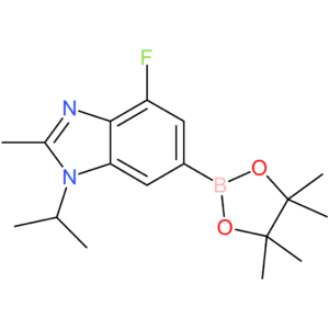 4-Fluoro-1-isopropyl-2-methyl-6-(4,4,5,5-tetramethyl-1,3,2-dioxaborolan-2-yl)-1H-benzo[d]imidazole