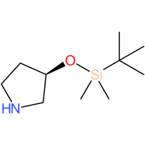 Pyrrolidine, 3-[[(1,1-dimethylethyl)dimethylsilyl]oxy]-, (3R)-