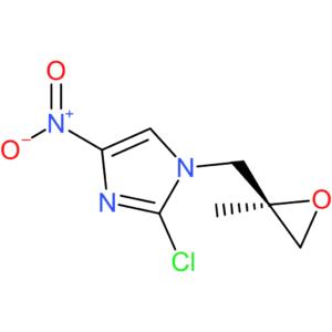1H-Imidazole, 2-chloro-1-[[(2R)-2-methyloxiranyl]methyl]-4-nitro-