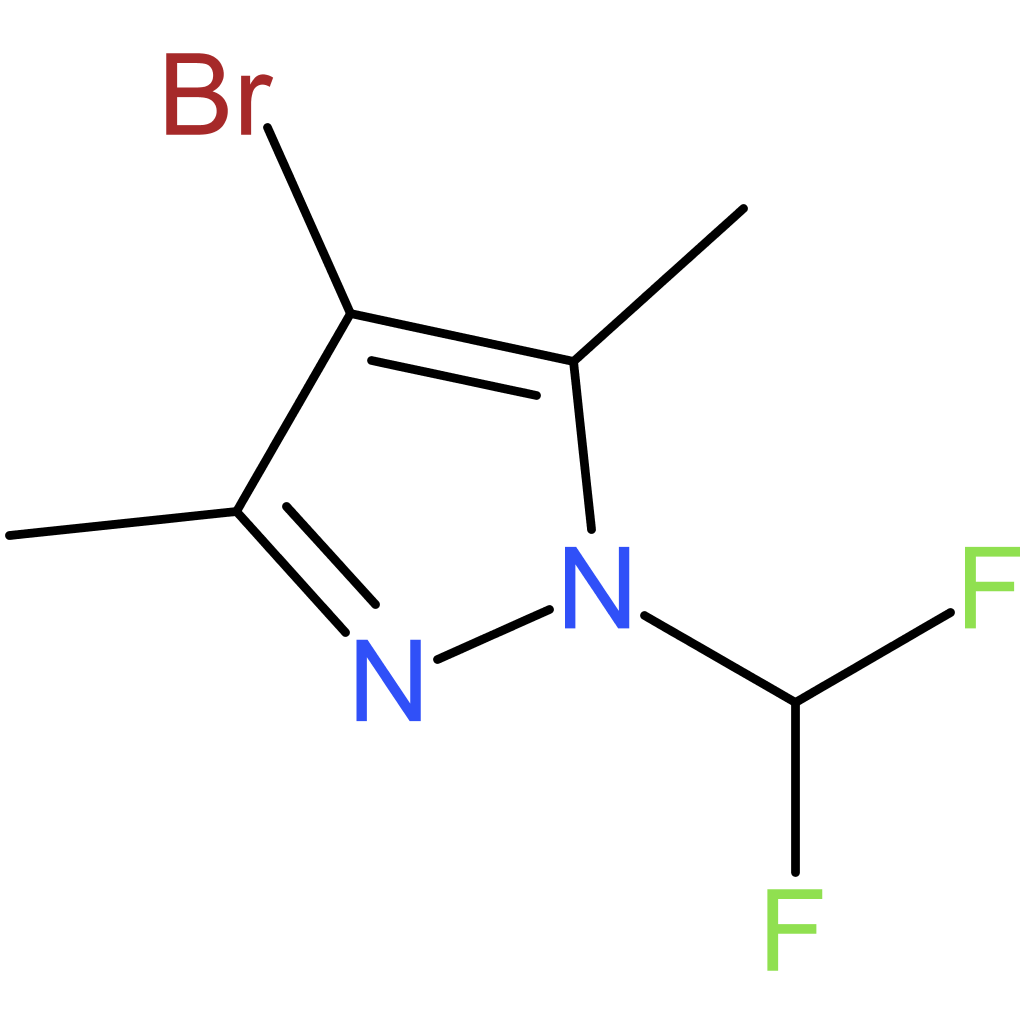 4-bromo-1-(difluoromethyl)-3,5-dimethyl-1H-pyrazole