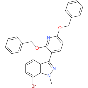 7-Bromo-3-(2,6-dibenzyloxy-3-pyridyl)-1-methyl-indazole