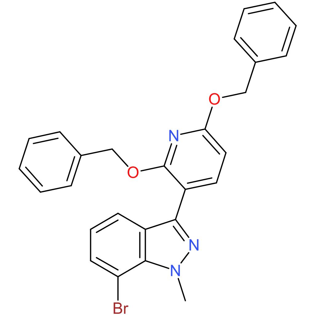 7-Bromo-3-(2,6-dibenzyloxy-3-pyridyl)-1-methyl-indazole