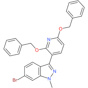 3-(2,6-bis(benzyloxy)pyridin-3-yl)-6-bromo-1-methyl-1H-indazole