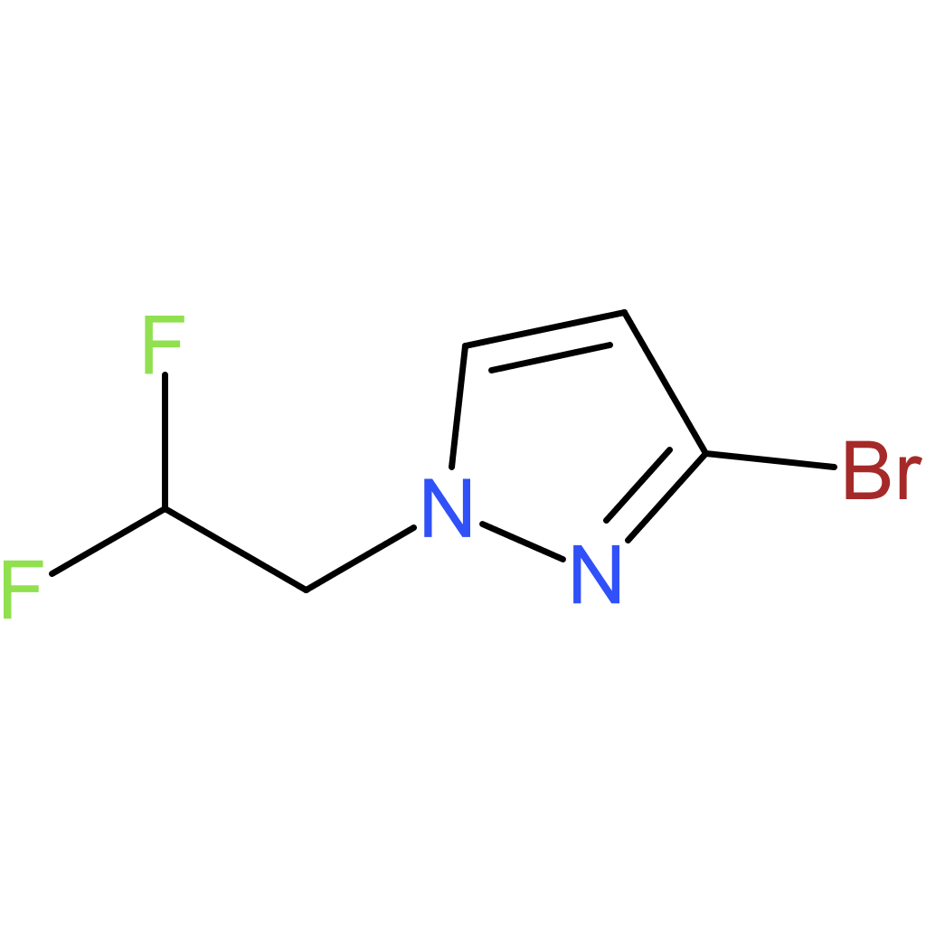 3-Bromo-1-(2,2-difluoroethyl)pyrazole