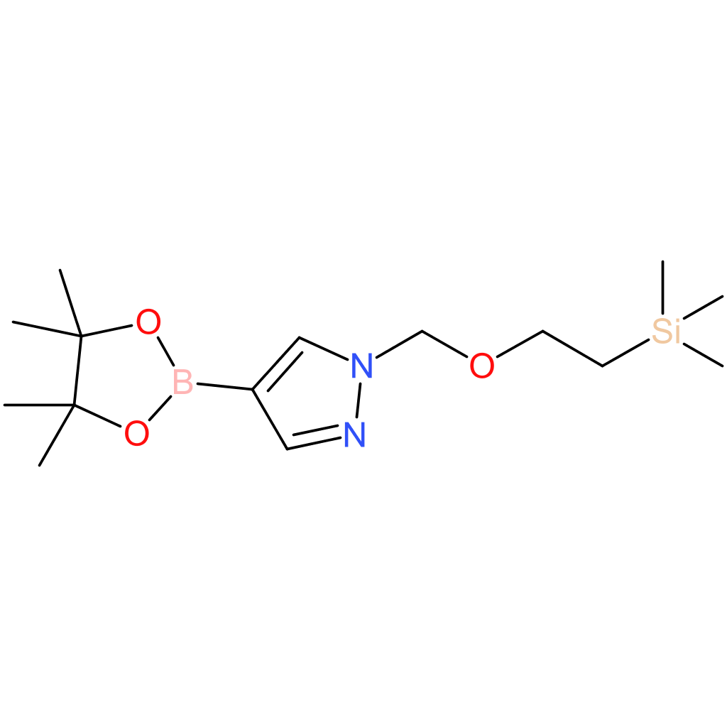 4-(4,4,5,5-Tetramethyl-1,3,2-dioxaborolan-2-yl)-1-((2-(trimethylsilyl)ethoxy)methyl)-1H-pyrazole