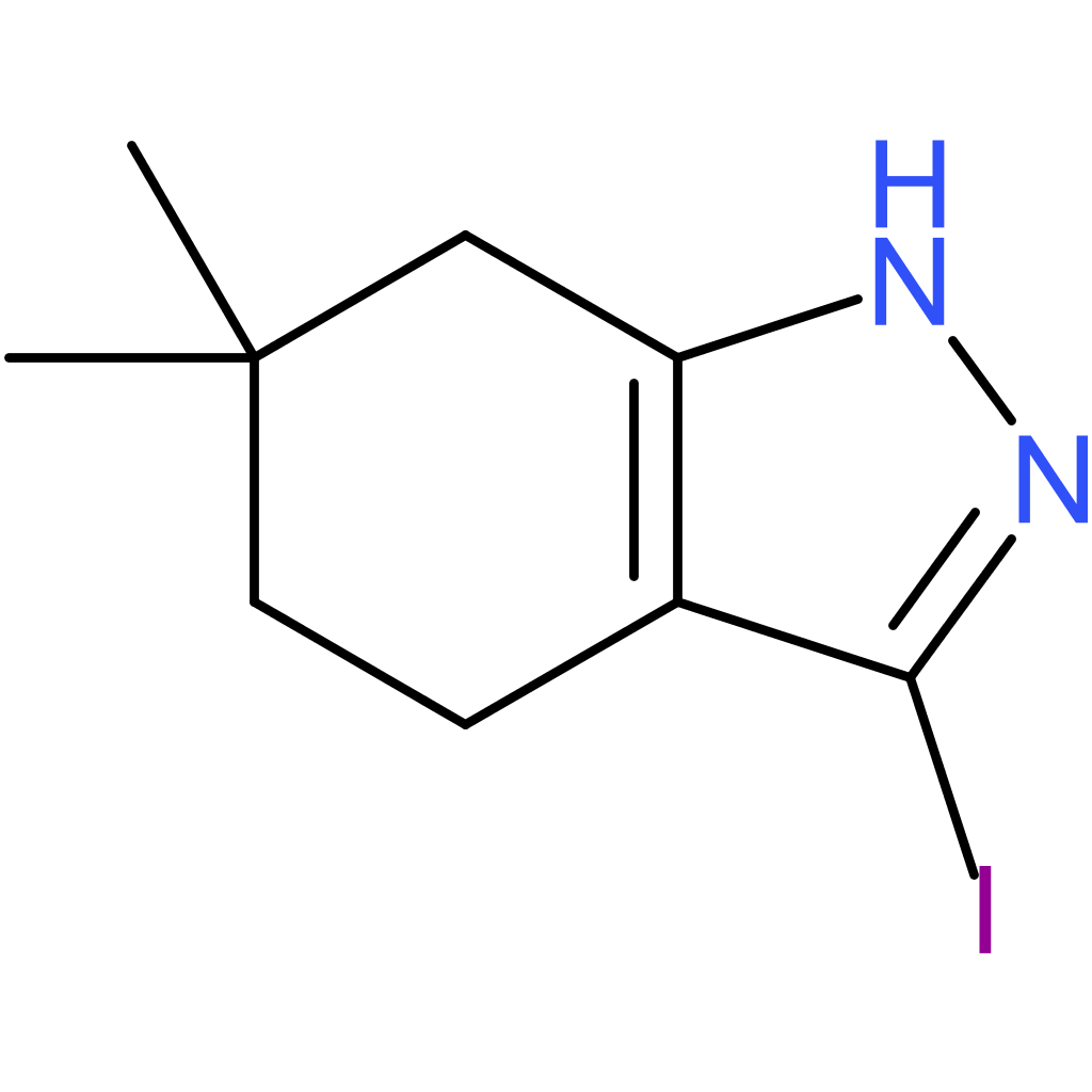 3-Iodo-6,6-dimethyl-4,5,6,7-tetrahydro-1H-indazole