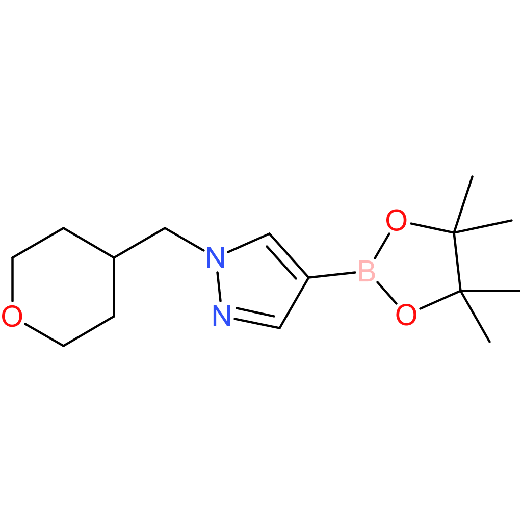 1-(Tetrahydropyran-4-ylmethyl)-4-(4,4,5,5-tetramethyl-[1,3,2]dioxaborolan-2-yl)-1H-pyrazole