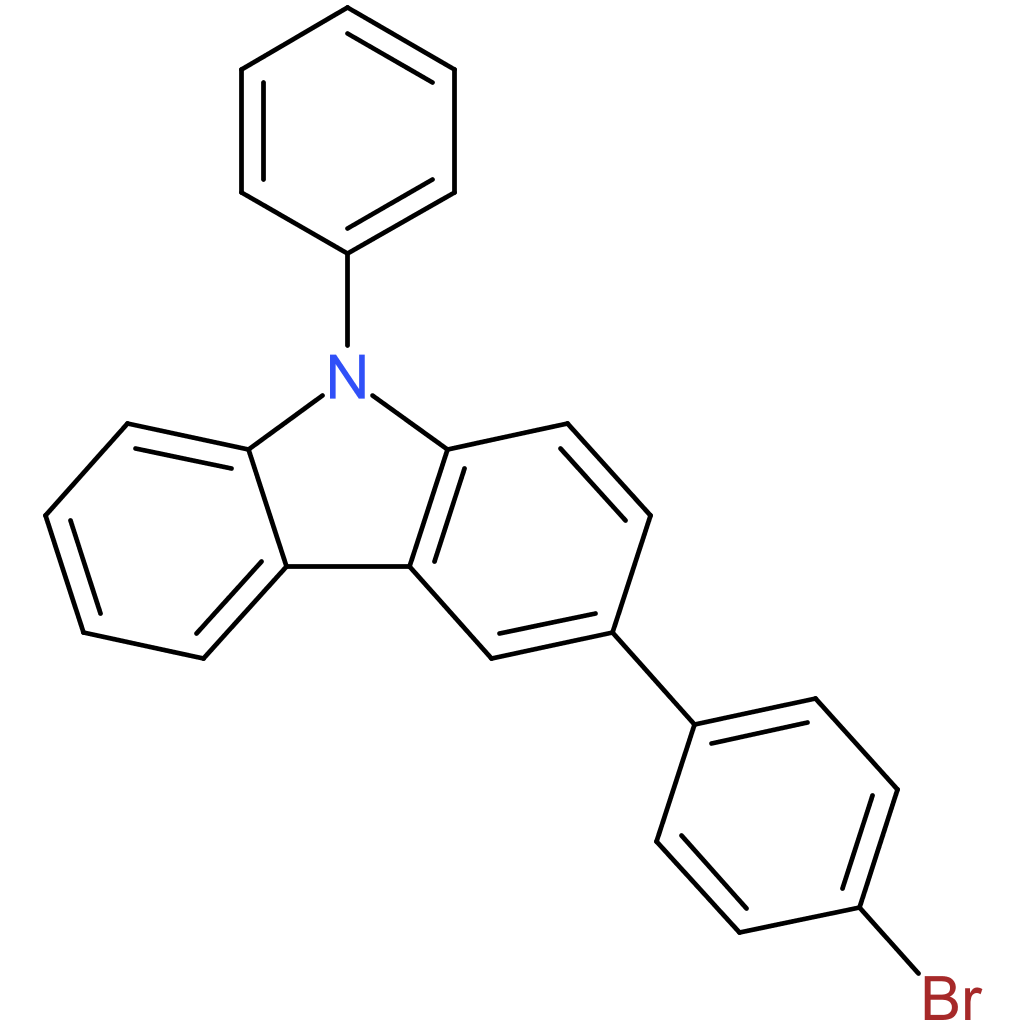 3-(4-Bromophenyl)-9-phenylcarbazole