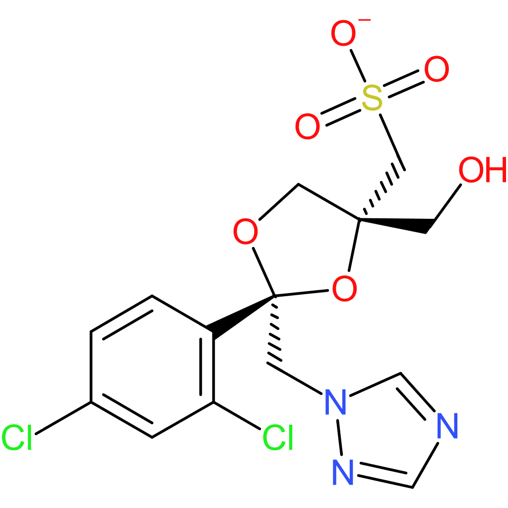 (cis-2-((1H-1,2,4-Triazol-1-yl)methyl)-2-(2,4-dichlorophenyl)-1,3-dioxolan-4-yl)methyl methyl sulfate