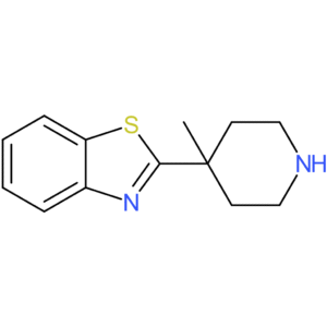 2-(4-methylpiperidin-4-yl)-1,3-benzothiazole