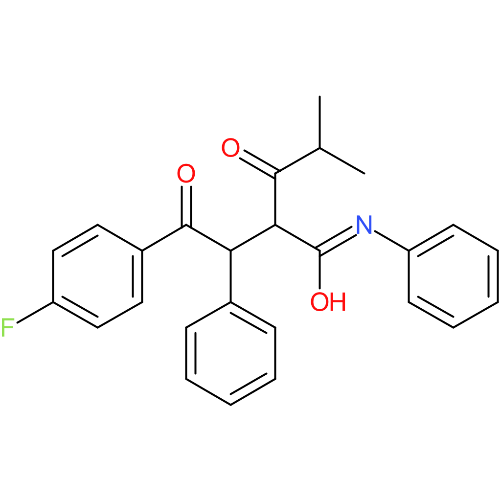 2-[2-(4-Fluorophenyl)-2-oxo-1-phenylethyl]-4-methyl-3-oxo-N-phenylpentanamide