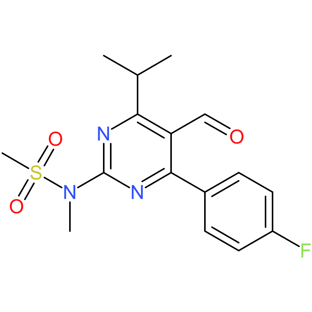 4-(4-Fluorophenyl)-6-isopropyl-2-[methyl(methylsulfonyl)amino]pyrimidine-5-carboxaldehyde
