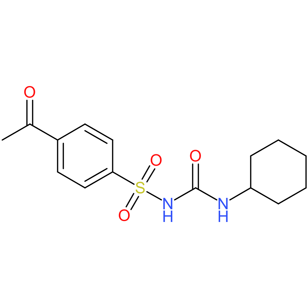 Benzenesulfonamide,4-acetyl-N-[(cyclohexylamino)carbonyl]-
