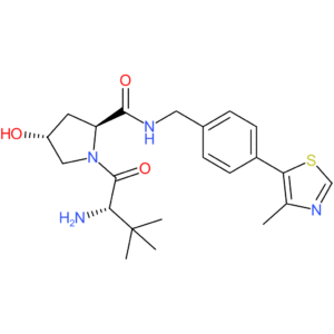 3-Methyl-L-valyl-(4R)-4-hydroxy-N-[4-(4-methyl-1,3-thiazol-5-yl)benzyl]-L-prolinamide