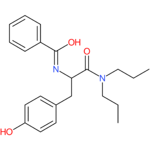 N-(1-(Dipropylamino)-3-(4-hydroxyphenyl)-1-oxopropan-2-yl)benzamide