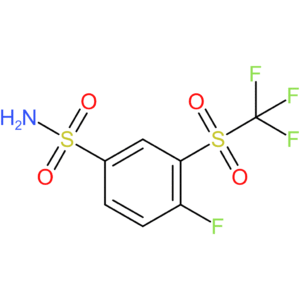 4-Fluoro-3-((trifluoromethyl)sulfonyl)benzenesulfonamide