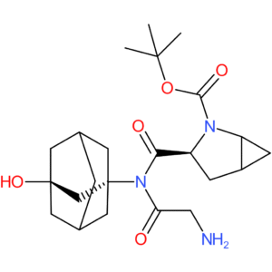 (s)-N-Boc-3-hydroxyadamantylglycyl-l-cis-4,5-methanoprolinamide