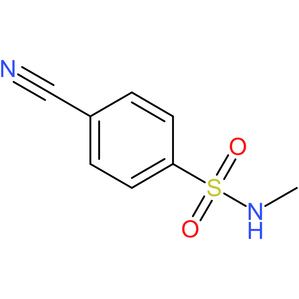 N-methyl-4-cyanobenzenesulfonamide