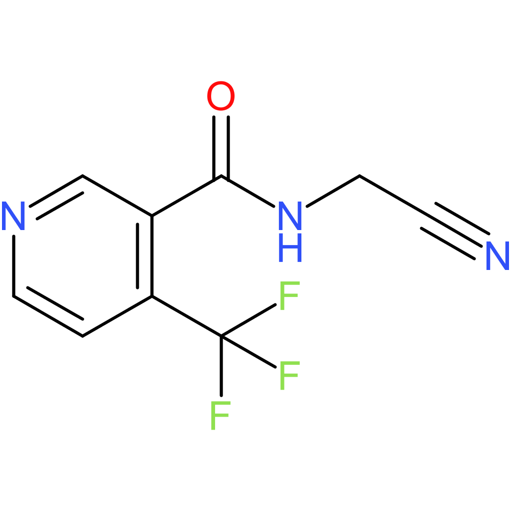 3-Pyridinecarboxamide,N-(cyanomethyl)-4-(trifluoromethyl)-