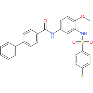 N-[3-[(4-fluorophenyl)sulfonylamino]-4-methoxyphenyl]-4-phenylbenzamide